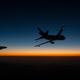 Illustration for article titled These Shots Of An F-35 Refueling At Dusk Over Edwards AFB Are Stunning